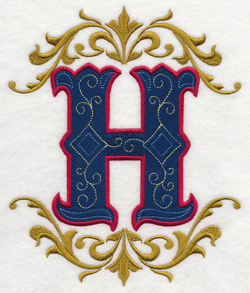 Illuminated Letter H (7.8 inch)