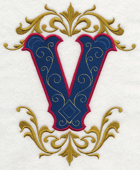 Illuminated Letter V (7.8 inch)