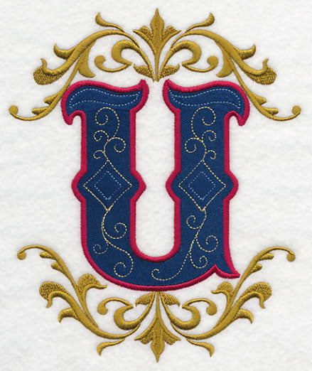 Illuminated Letter U (7.8 inch)