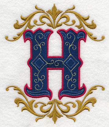 Illuminated Letter H (7.8 inch)