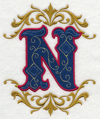 Illuminated Letter N (7.8 inch)