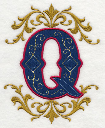 Illuminated Letter Q (7.8 inch)