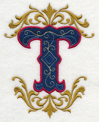 Illuminated Letter T (7.8 inch)