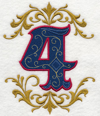 Illuminated Number 4 (7.8 inch)