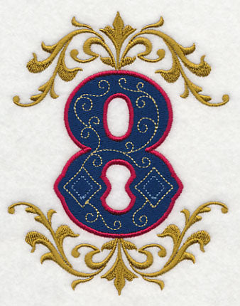 Illuminated Number 8 (7.8 inch)