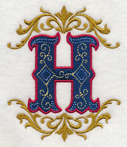 Illuminated Letter H (7.8 inch)