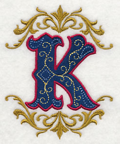 Illuminated Letter K (7.8 inch)