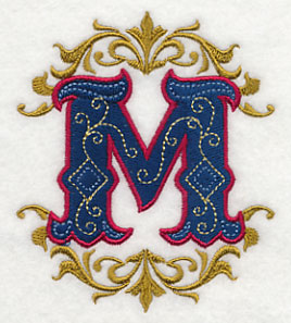 Illuminated Letter M (7.8 inch)