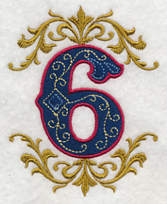 Illuminated Number 6 (7.8 inch)