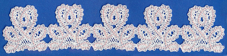 Hearts Aplenty Border (Battenburg Lace)
