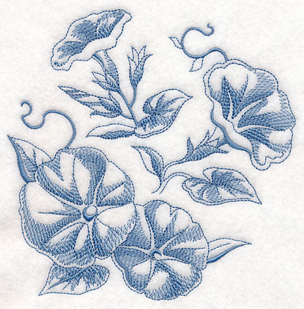 Morning Glory Botanical (Toile)