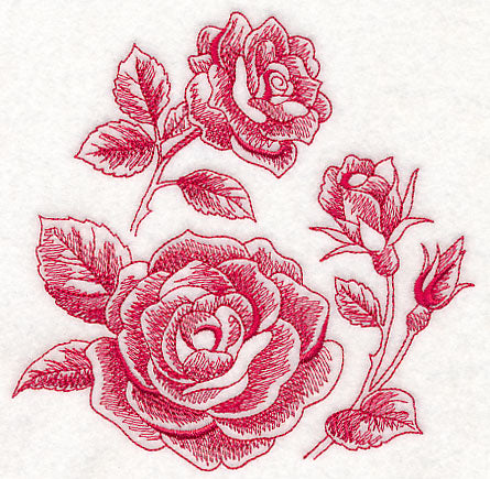 Rose Botanical (Toile)