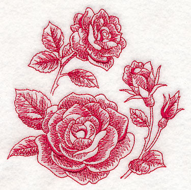 Rose Botanical (Toile)