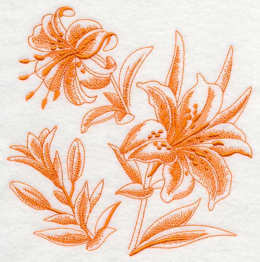 Tiger Lily Botanical (Toile)