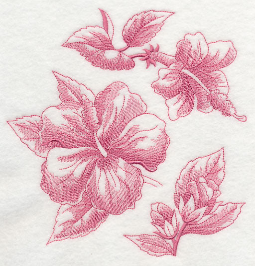 Hibiscus Botanical (Toile)