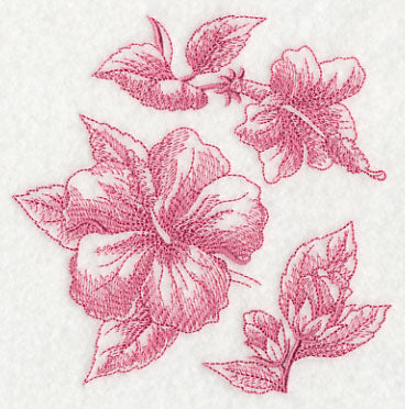 Hibiscus Botanical (Toile)