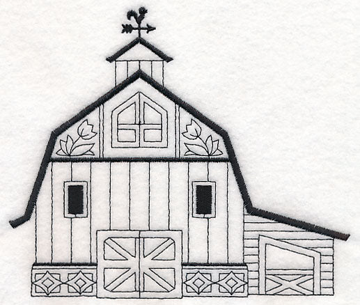 Country Barn (Blackwork)