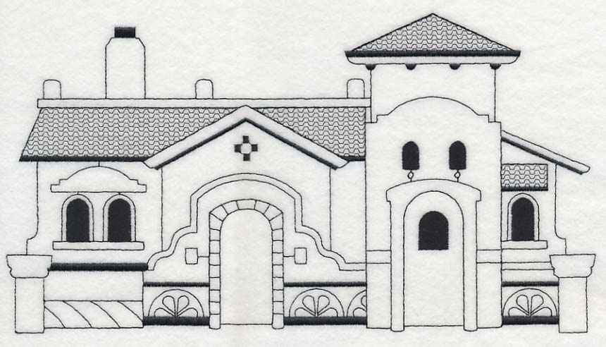 Spanish Colonial (Blackwork)
