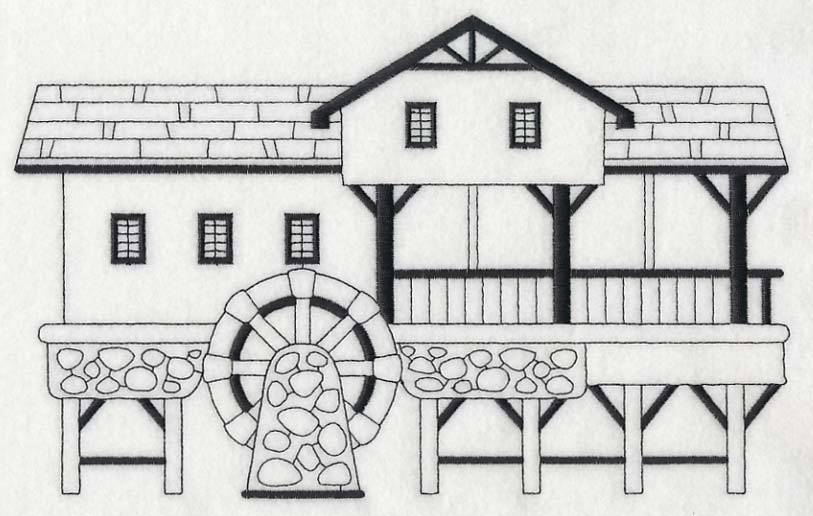 Saw Mill (Blackwork)
