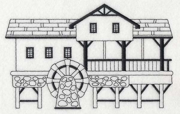 Saw Mill (Blackwork)