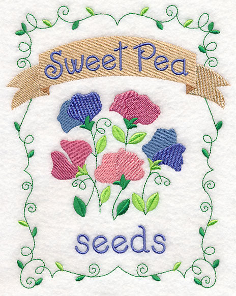 Country Charm Seed Packet - Sweet Pea
