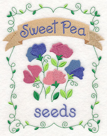 Country Charm Seed Packet - Sweet Pea
