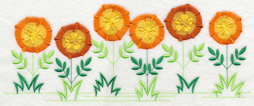 Country Charm Border - Marigold