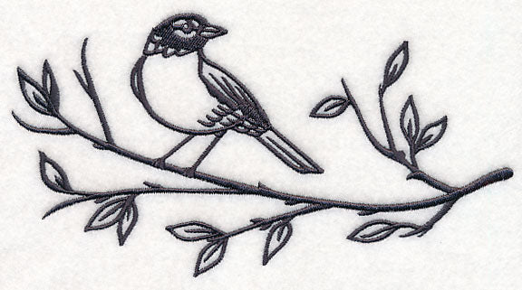 Simply Birds on Branches - Robin