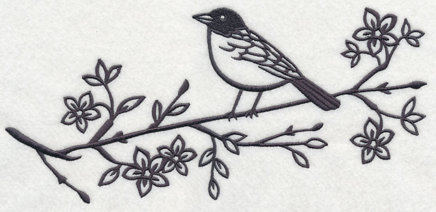 Simply Birds on Branches - Oriole