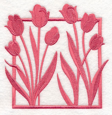 Fresh Floral Silhouettes - Tulips