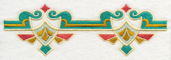 Elegant Art Deco Border