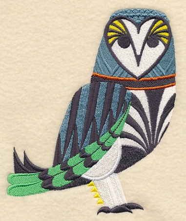 Art Deco Barn Owl