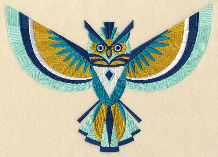 Art Deco Long-Eared Owl