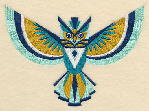 Art Deco Long-Eared Owl
