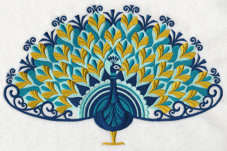 Art Deco Peacock