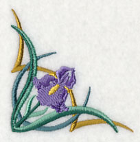 Art Deco Iris - Corner