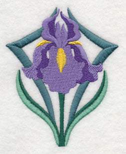 Art Deco Iris