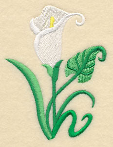 Art Deco Calla Lily