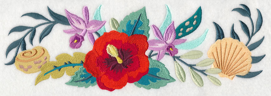 Tropical Oasis Border