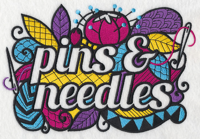 Crafty Pins and Needles (Blackwork)