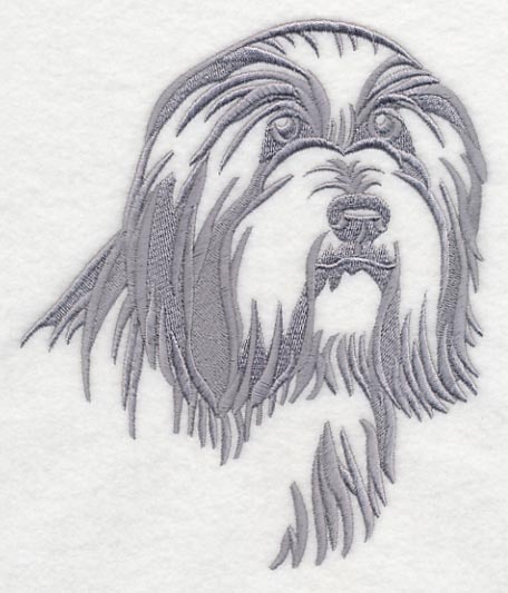 Bearded Collie Silhouette