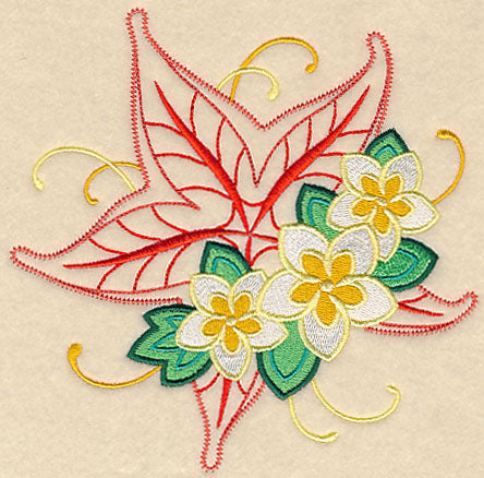 Frangipani and Starfish (Vintage)