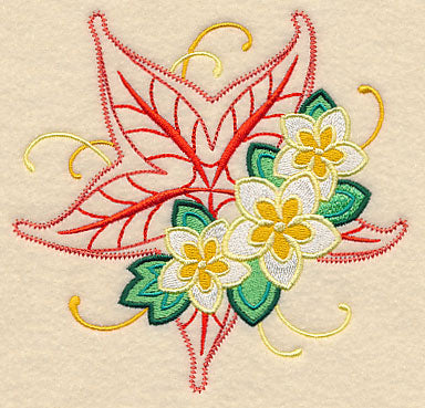 Frangipani and Starfish (Vintage)