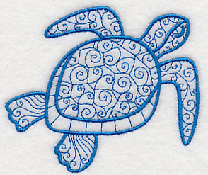 Light and Lovely Sea Turtle