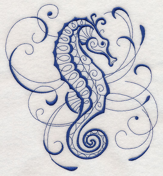Intricate Ink Sea Life - Seahorse