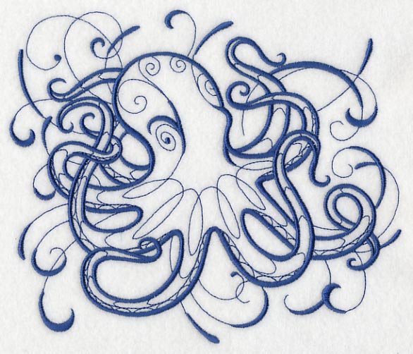 Intricate Ink Sea Life - Octopus