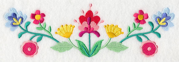 Beautiful Bohemian Blooms Border