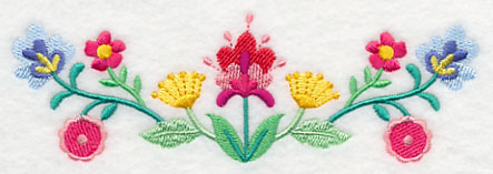 Beautiful Bohemian Blooms Border