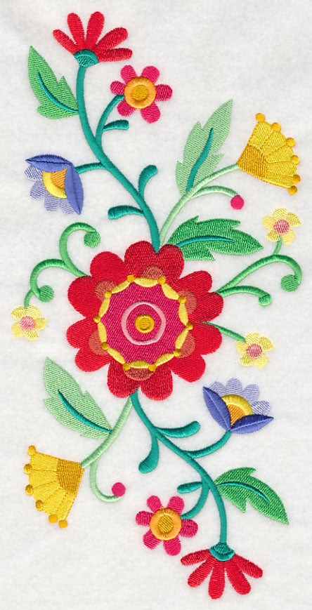 Blossoming Bohemian Flowers Spray