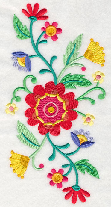 Blossoming Bohemian Flowers Spray